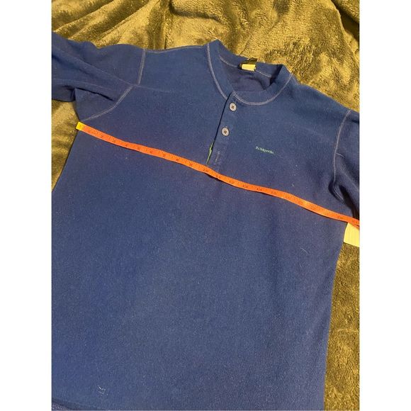 Patagonia Capilene Navy Lightweight Navy Blue Pullover Size medium - Picture 6 of 8